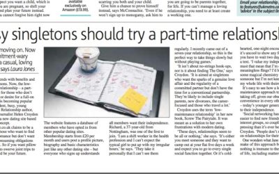 Metro: No time for a relationship? Go part-time