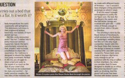 Sunday Times: The £125,000 bed question