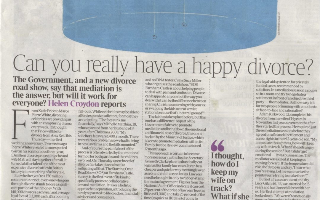 The Times: Kiss and break-up: Can you really have a happy divorce?