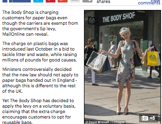Mail Online: The ‘free’ bags that cost 5p